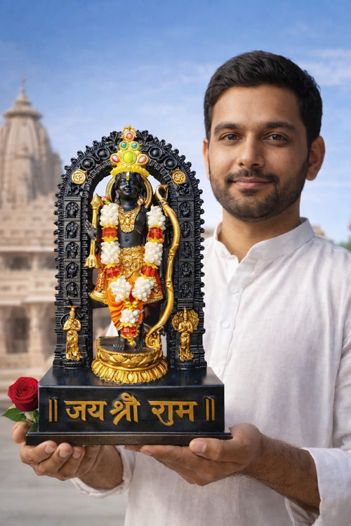 Premium Stone Shree Ram Lalla Murti - Ayodhya Mandir